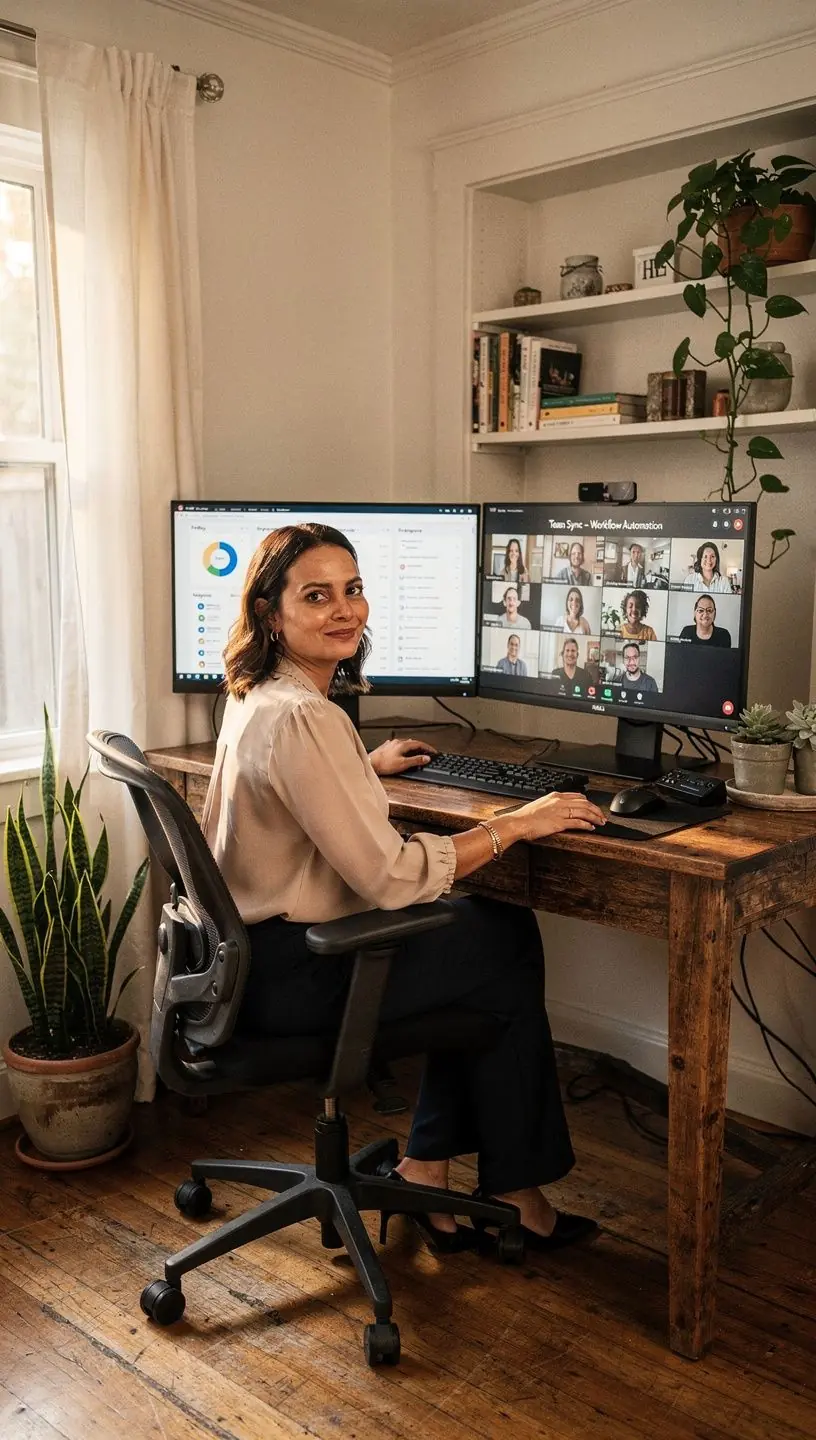 Diagram showing integration of smart home devices for optimized daily routines